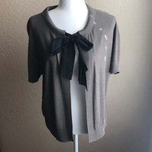 DKNY Short Sleeve Cardigan